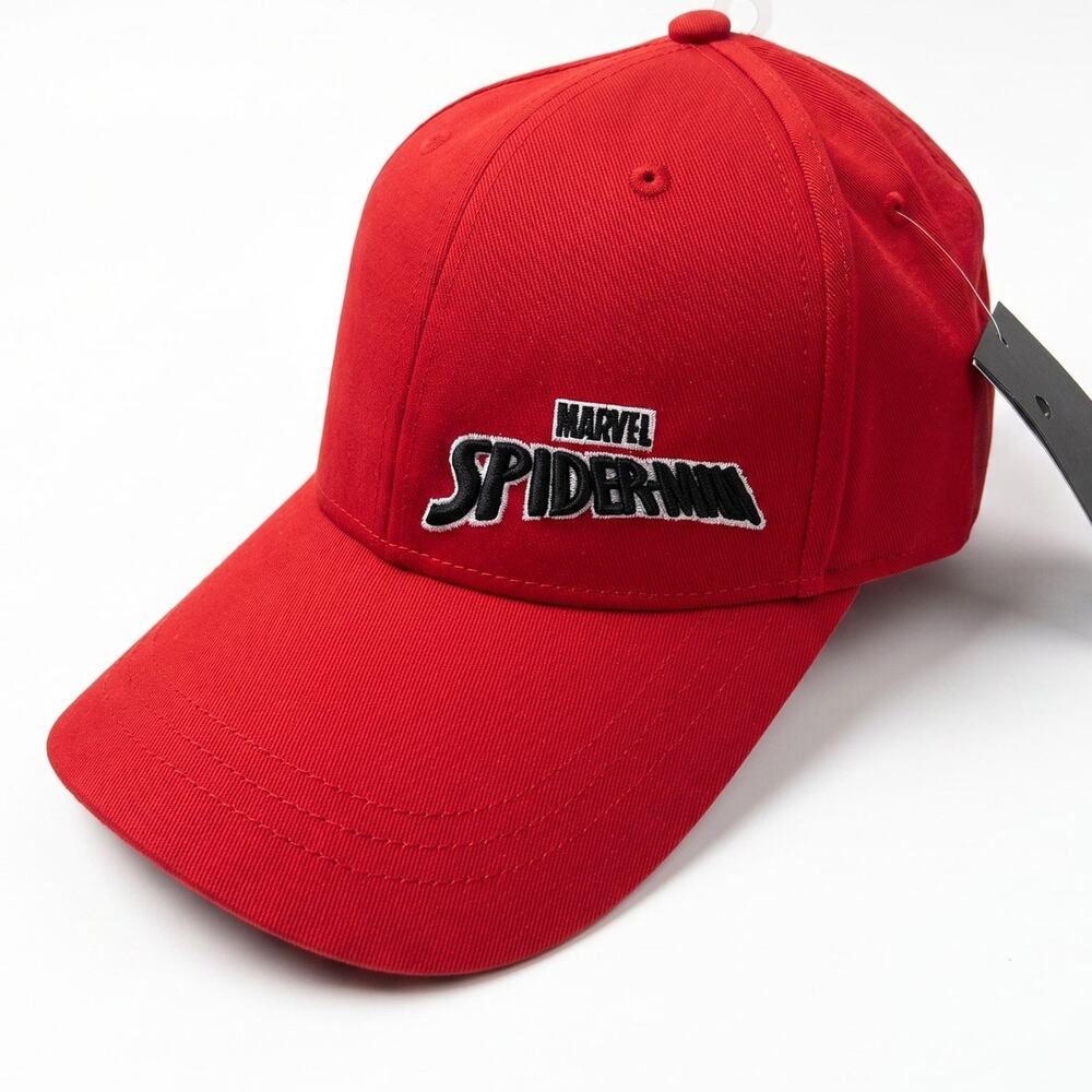 Volvik Marvel Spiderman Men's Red Embroidered Cotton Ball Cap NWT